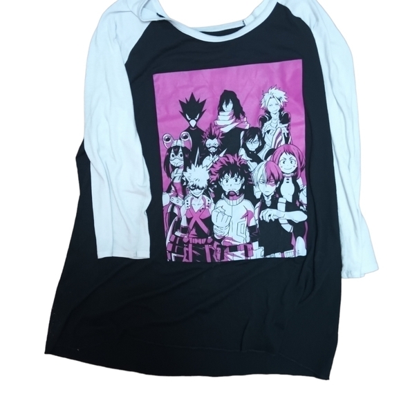 MY Her Academia Funimation Long Sleeve Top EUC size 3XL - Picture 1 of 3